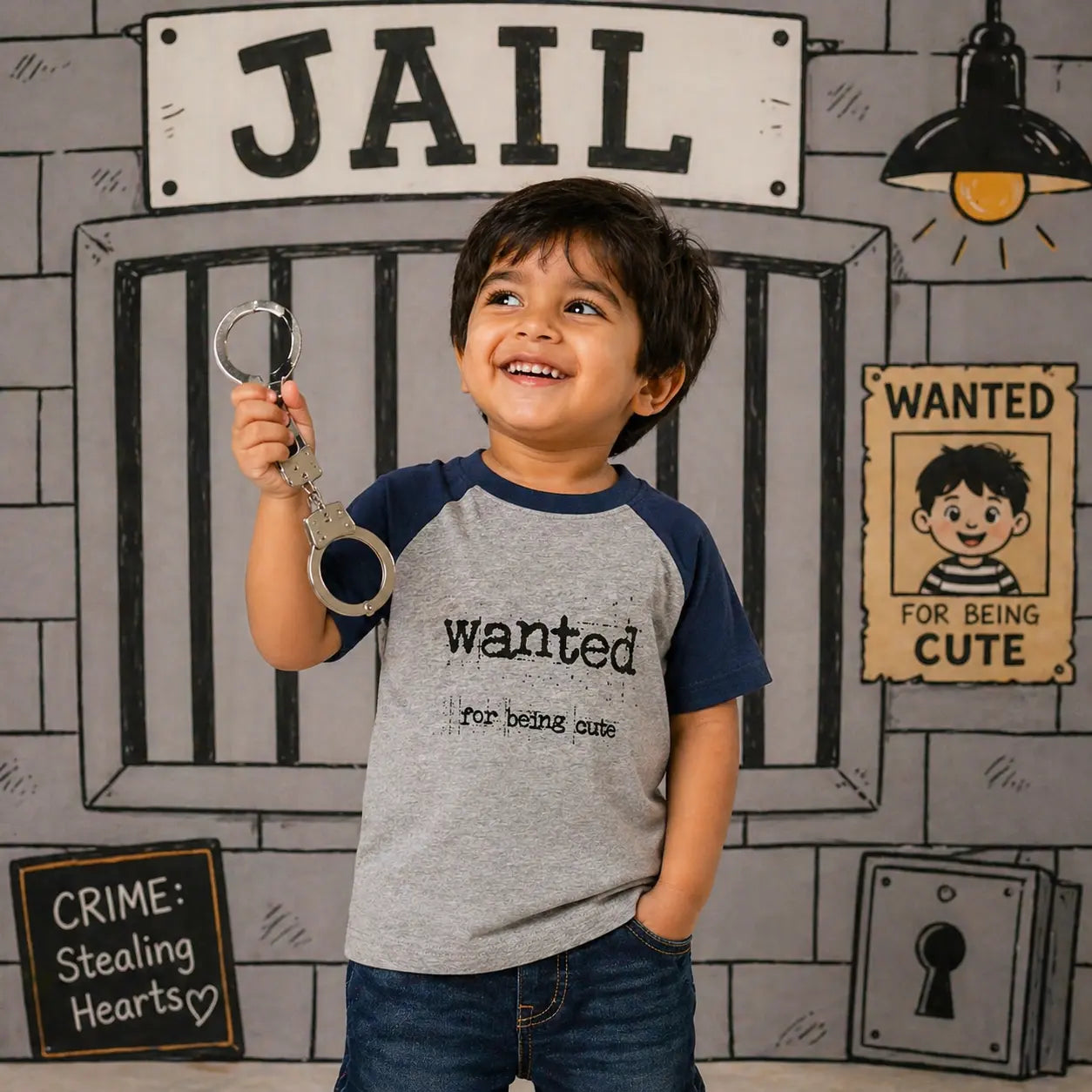 Boys Printed Cotton Half Sleeve Printed T-Shirt
