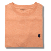 Men's Peach Colour Half Sleeve Tee - Plumage Shop