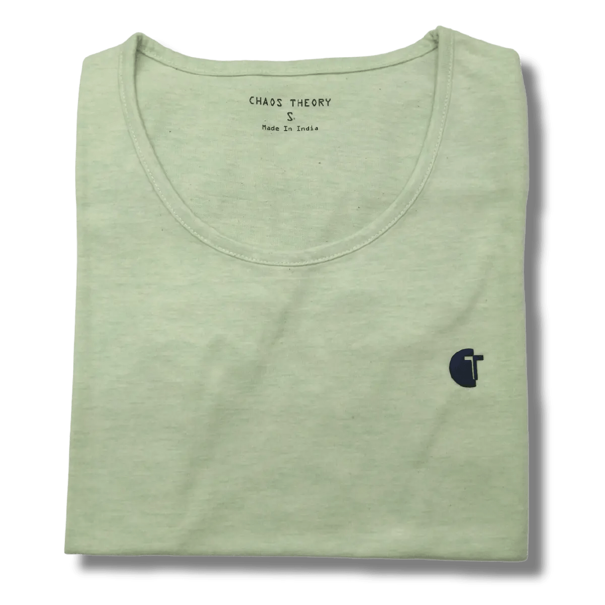 Fresh and Feminine Women's Light Green Half Sleeve T-Shirt for a Playful Look - Plumage Shop