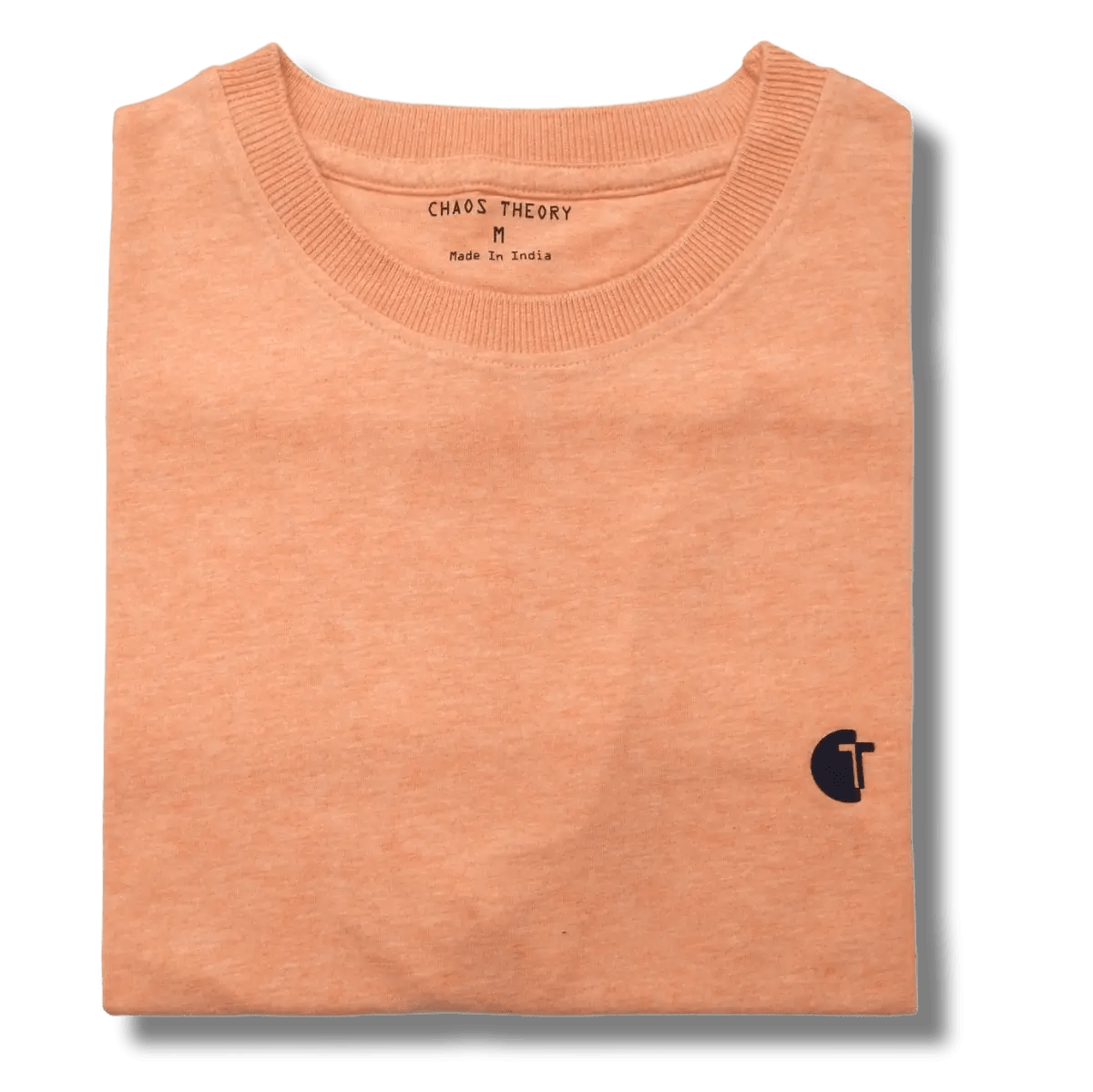 Fresh and Fun Men's Peach Half Sleeve T-Shirt for a Playful Look - Plumage Shop