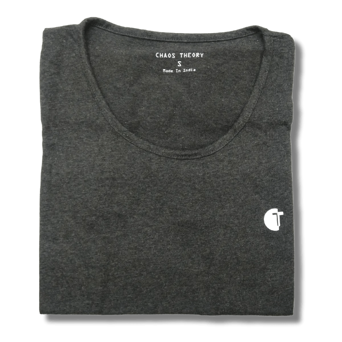 Sleek and Versatile Women's Charcoal Half Sleeve T-Shirt for Effortless Style - Plumage Shop