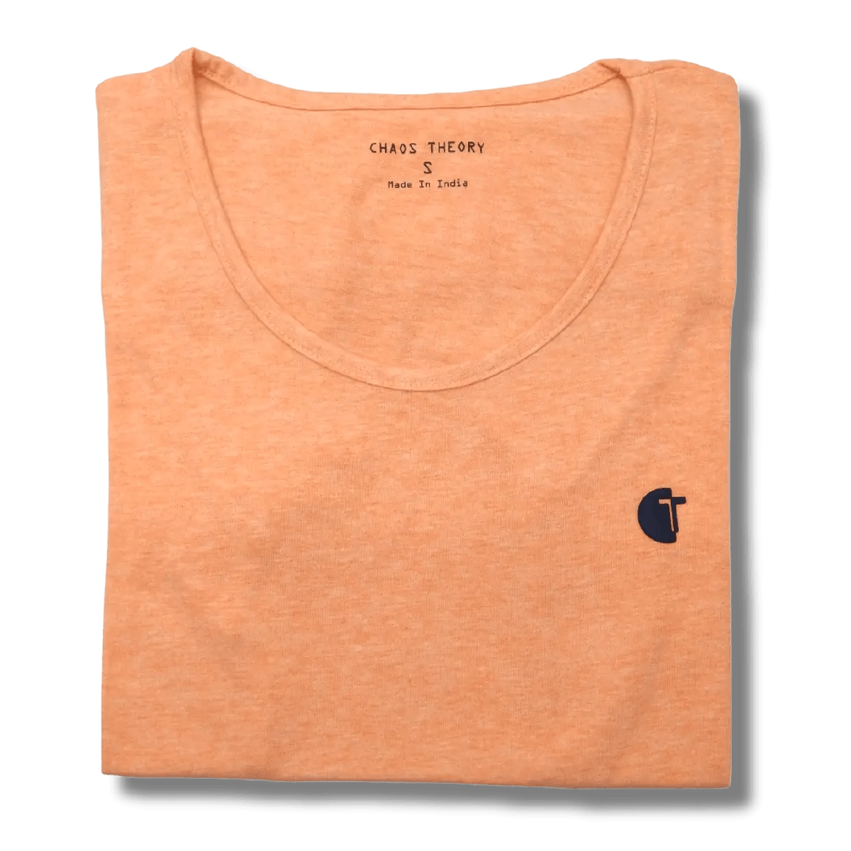 Soft and Elegant Women's Peach Half Sleeve T-Shirt for a Chic Look - Plumage Shop