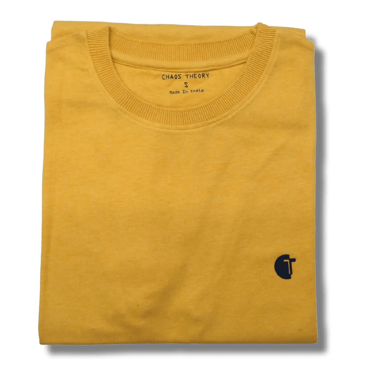 Sunny and Vibrant Men's Yellow Half Sleeve T-Shirt for a Lively Look - Plumage Shop
